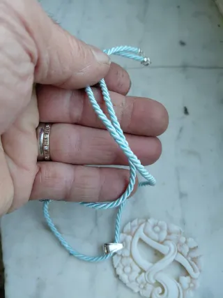 Ciondolo Cammeo Lettera A + Laccio omaggio