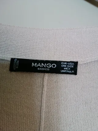 Rebeca Mango sin mangas beige Talla única