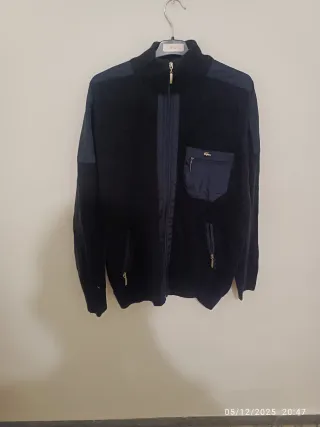 Jersey Lacoste Negro y Azul