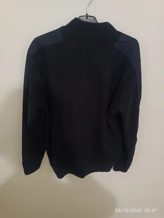 Jersey Lacoste Negro y Azul