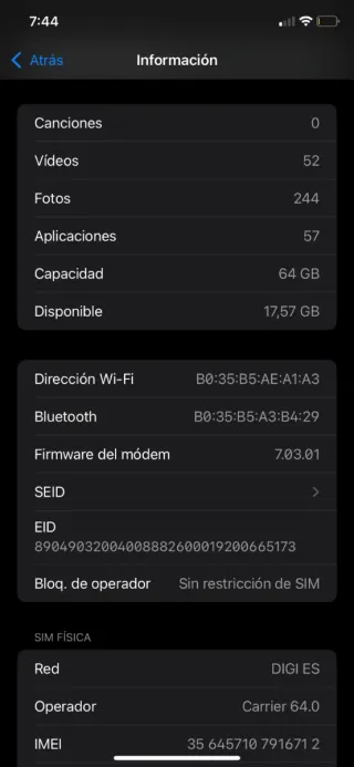 iPhone XR Negro 64GB OPORTUNIDAD