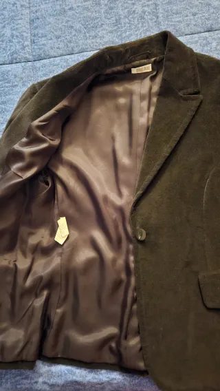 Giacca velluto grigia