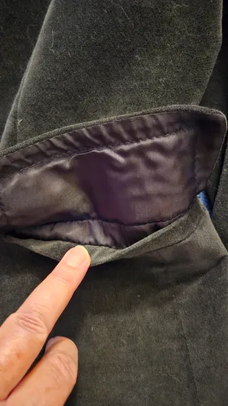 Giacca velluto grigia