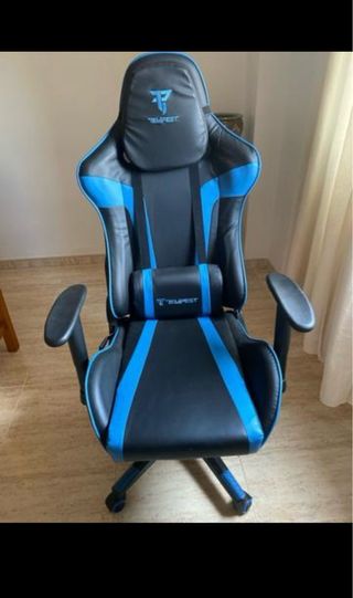 Silla Gaming Tempest Negra y Azul