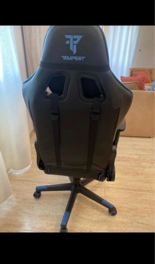 Silla Gaming Tempest Negra y Azul