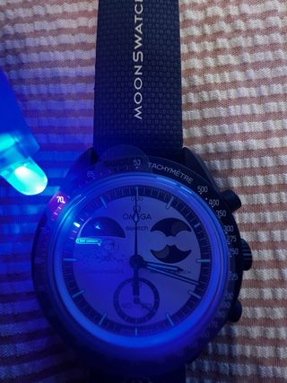 Orologio Swatch Moonswatch Moonshine Gold Snoopy palomitas