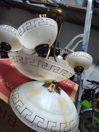 Lámpara de techo italiana diseño floral