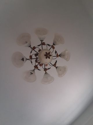 Lámpara de techo italiana diseño floral