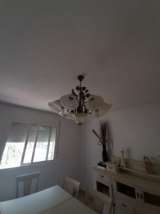 Lámpara de techo italiana diseño floral