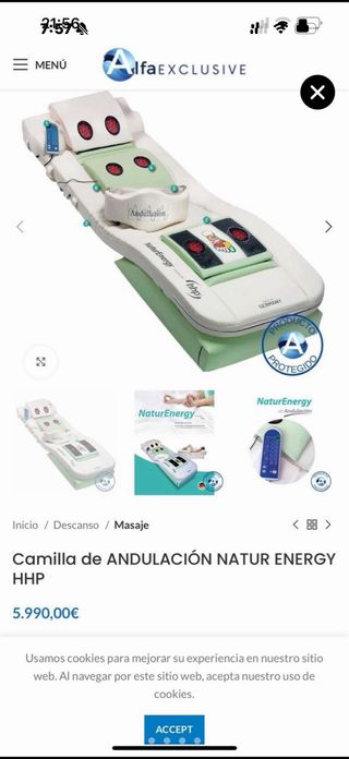 Super oferta camilla auto masaje nueva