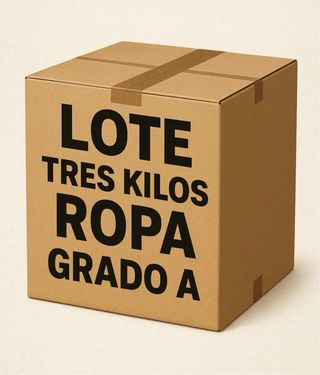 Lote 3kg Ropa Grado A Segunda Mano NACHO