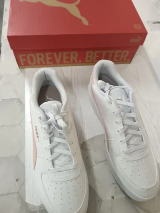 Zapatillas Puma Caven 2.0 Blancas Rosas Talla 48