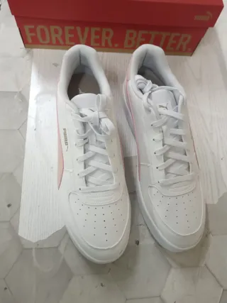 Zapatillas Puma Caven 2.0 Blancas Rosas Talla 48