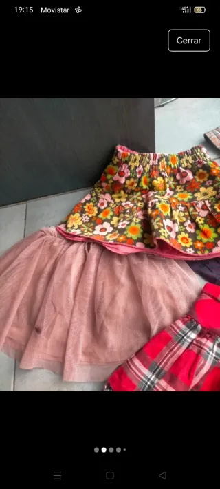 Lote 7 Faldas Niña 4-5 Años