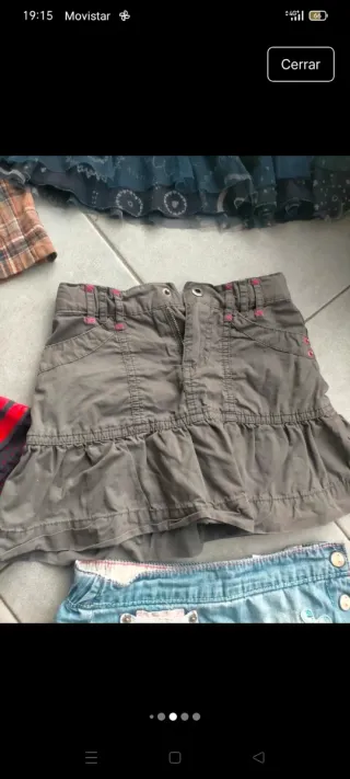 Lote 7 Faldas Niña 4-5 Años