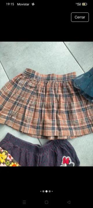 Lote 7 Faldas Niña 4-5 Años