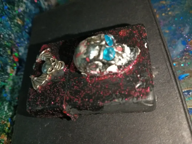 Encendedor tipo Zippo deseño 1 Calavera Acero