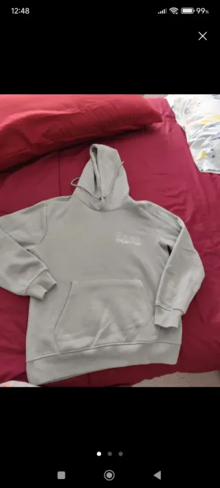 Sudadera verde hombre