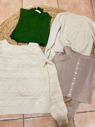 Lote 3 jerséis calentitos talla S