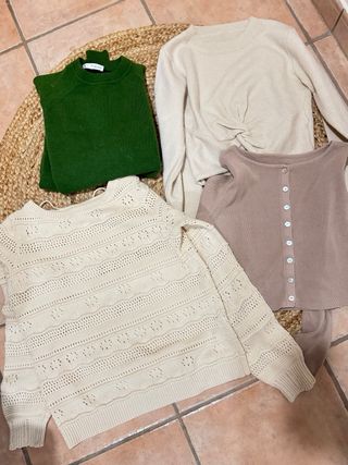 Lote 3 jerséis calentitos talla S