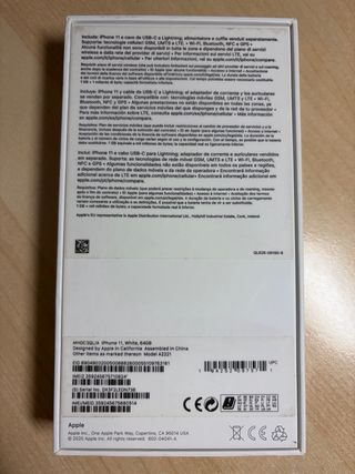 iPhone 11 Bianco 64GB