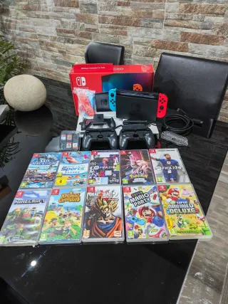 Nintendo Switch + 10 Giochi + Accessori