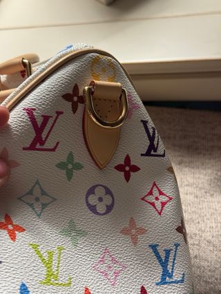 Bolso Louis Vuitton Multicolor Blanco