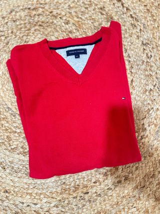 Jersey Tommy Hilfiger Rojo Talla S