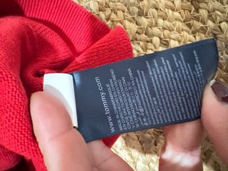 Jersey Tommy Hilfiger Rojo Talla S