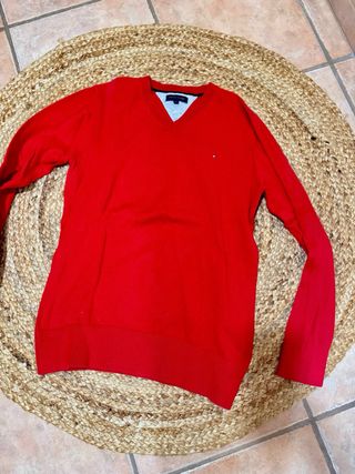 Jersey Tommy Hilfiger Rojo Talla S