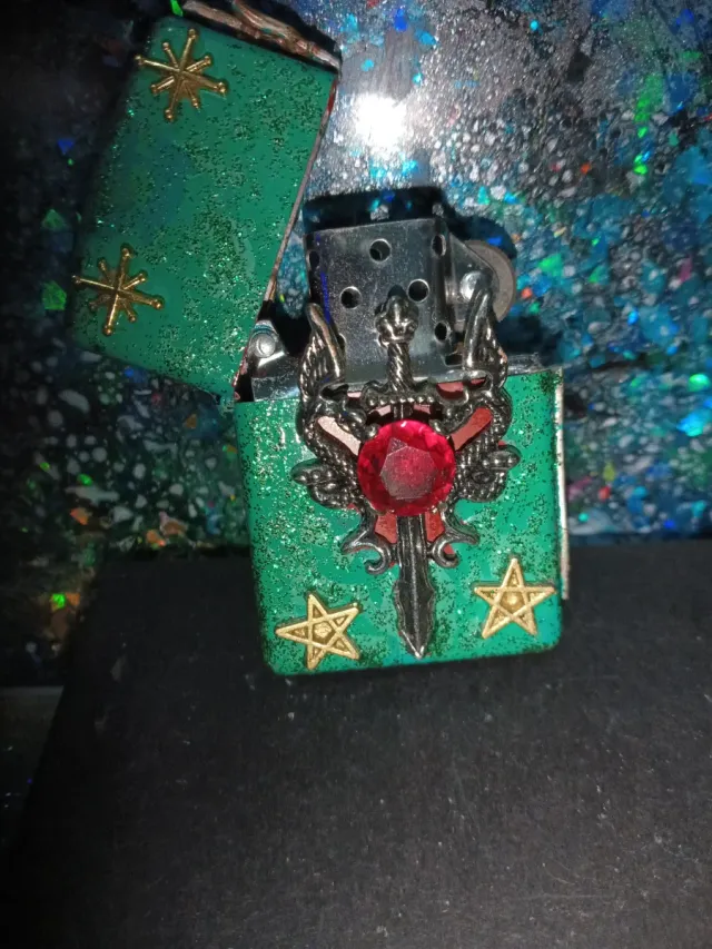 Mechero tipo Zippo Hasta la victoria de Thor