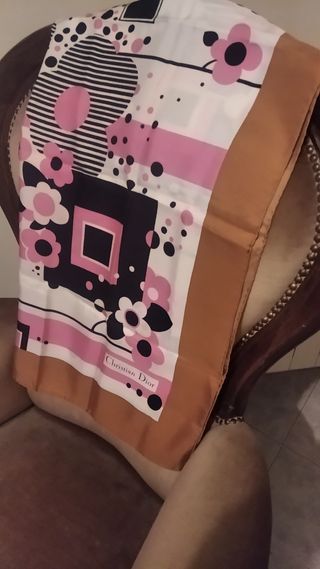 Foulard Dior autentico 100% seta made in France