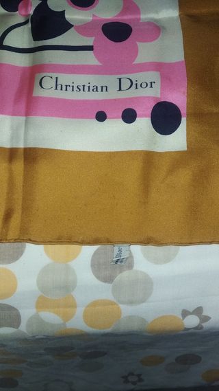 Foulard Dior autentico 100% seta made in France