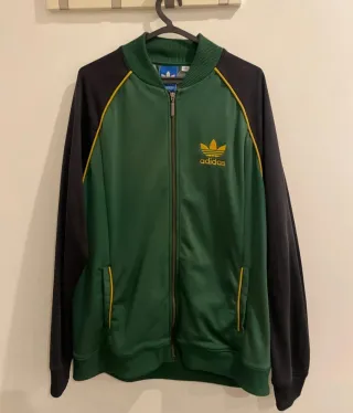 Chaqueta Adidas Verde y Negra