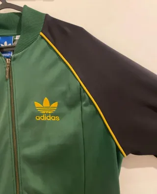 Chaqueta Adidas Verde y Negra