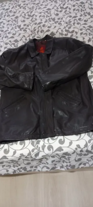 Parka da sci blu e bianco