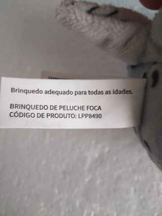 Peluche Foca Bando do Mar