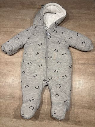 Buzo bebé panda con capucha