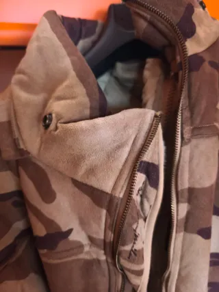 Cappotto scamosciato mimetico Sir Benni Miles L