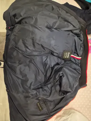 Chaqueta acolchada azul marino hombre Purificación