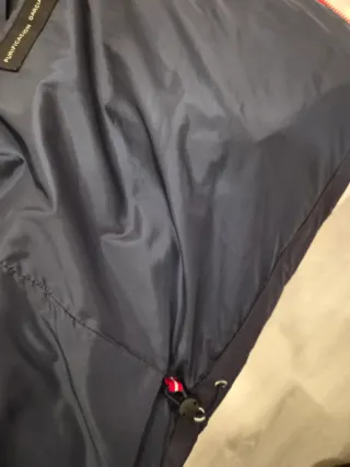 Chaqueta acolchada azul marino hombre Purificación