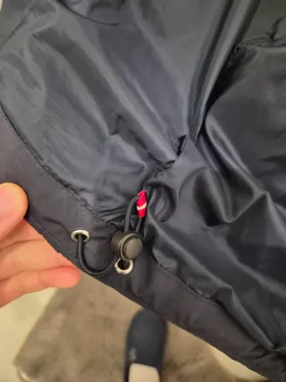 Chaqueta acolchada azul marino hombre Purificación