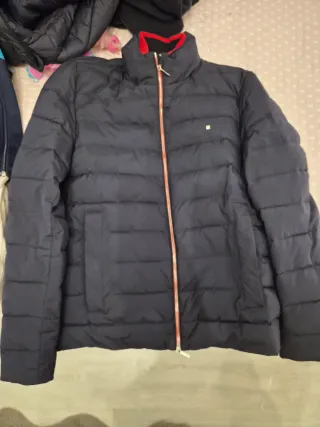 Chaqueta acolchada azul marino hombre Purificación