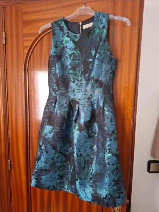 Vestido fiesta/boda Cuplé azul y verde