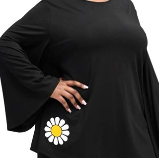 NUEVA Blusa manga acampanada