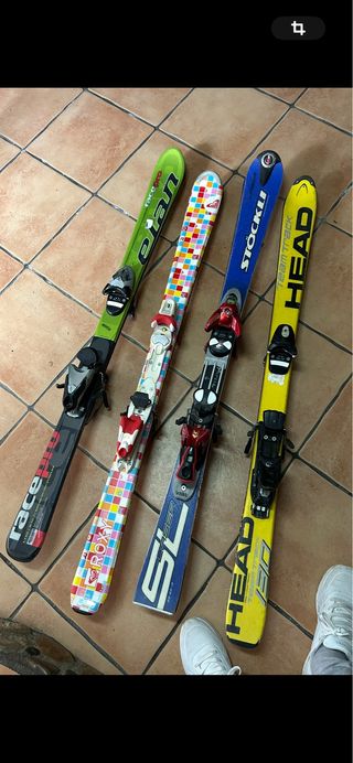 Esquís Elan, Stockli y Head 45 €/par