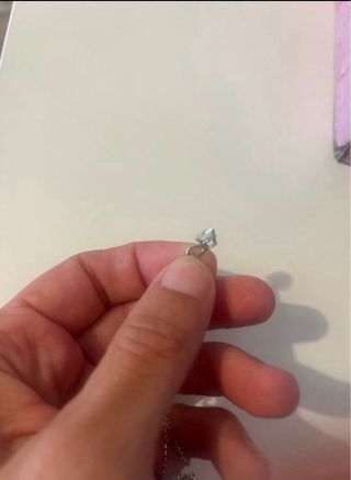 Colgante Oro Blanco Diamante 1.01ct