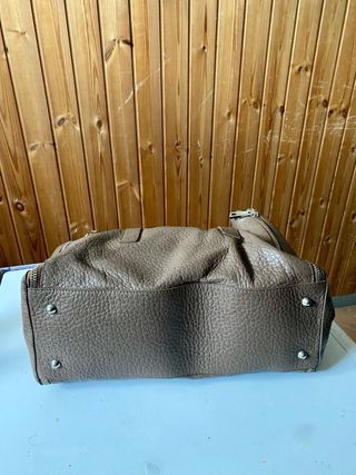 Borsa Jackyceline vera pelle marrone