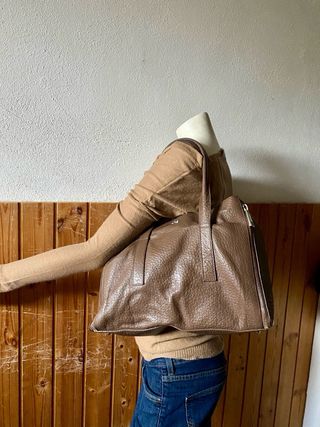 Borsa Jackyceline vera pelle marrone