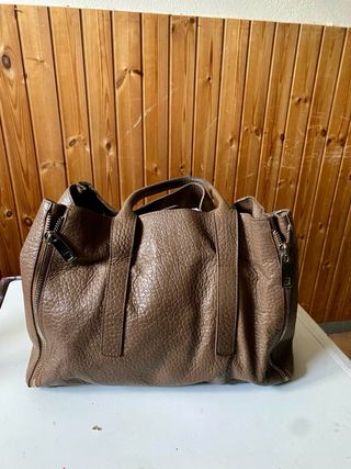 Borsa Jackyceline vera pelle marrone